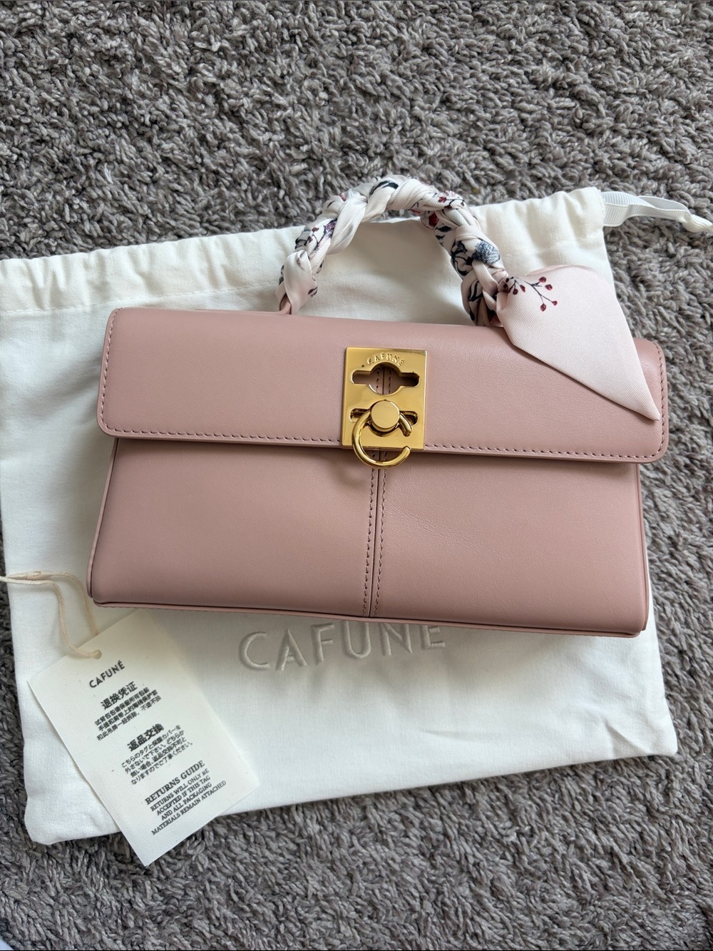 Cafune powder pink Stance mini bag